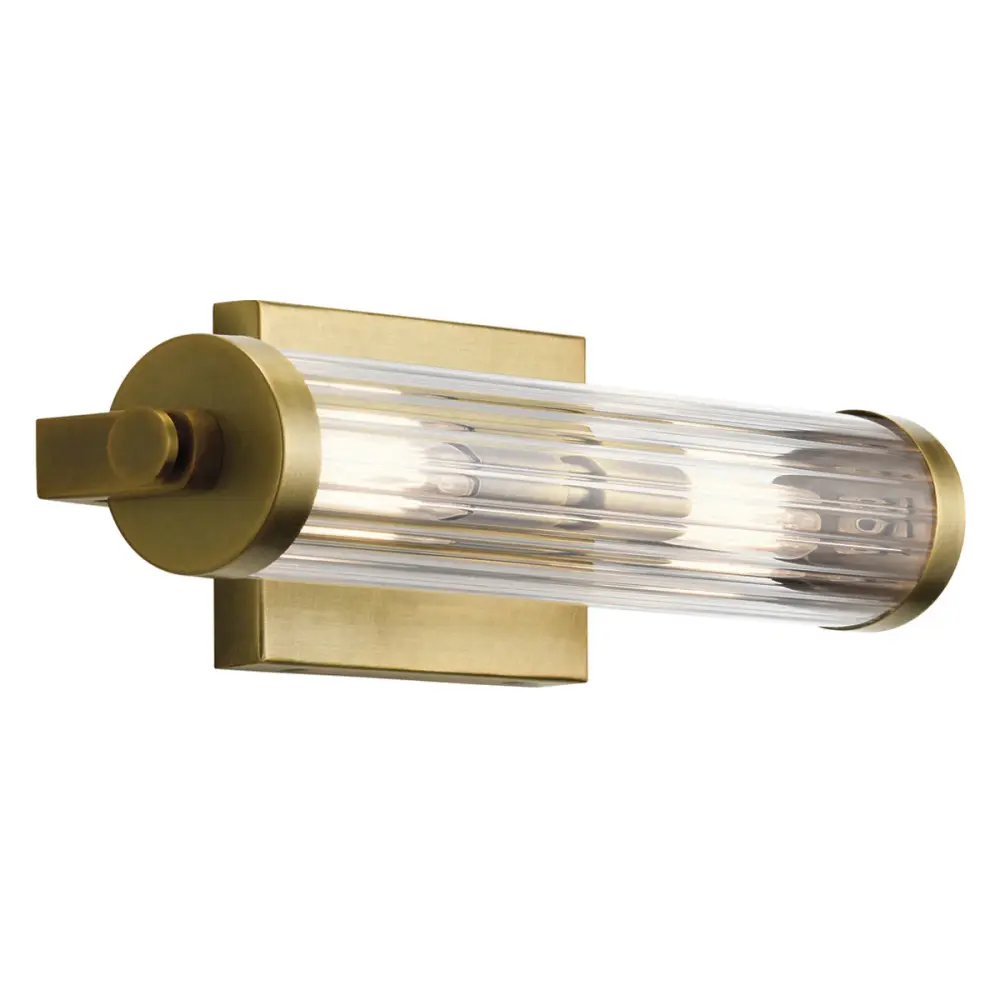 Azores 2 Light Wall Airy - Brass