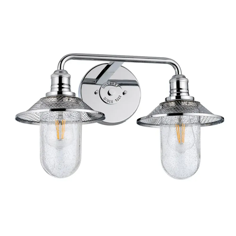 Rigby 2 Light Wall Portable - Polished Chrome