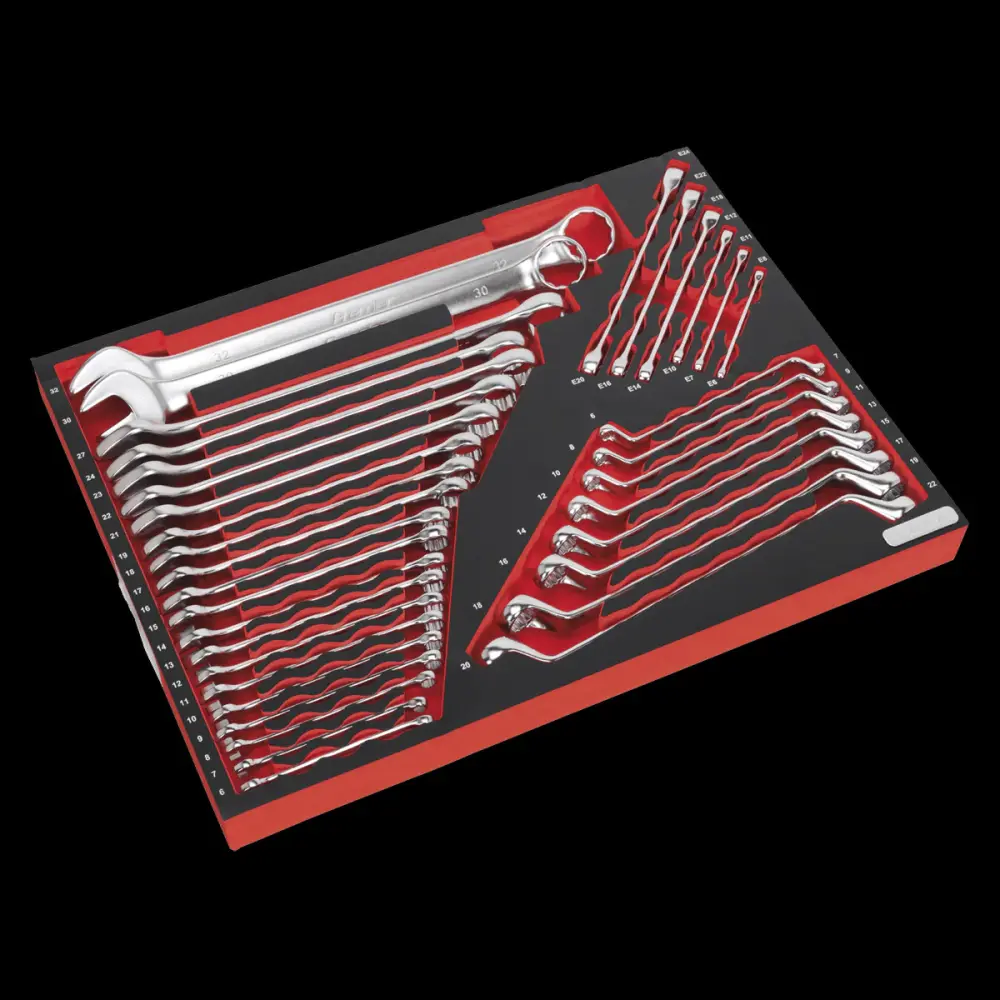 Sealey TBTP03 Tool Tray Spanner Place 35pc