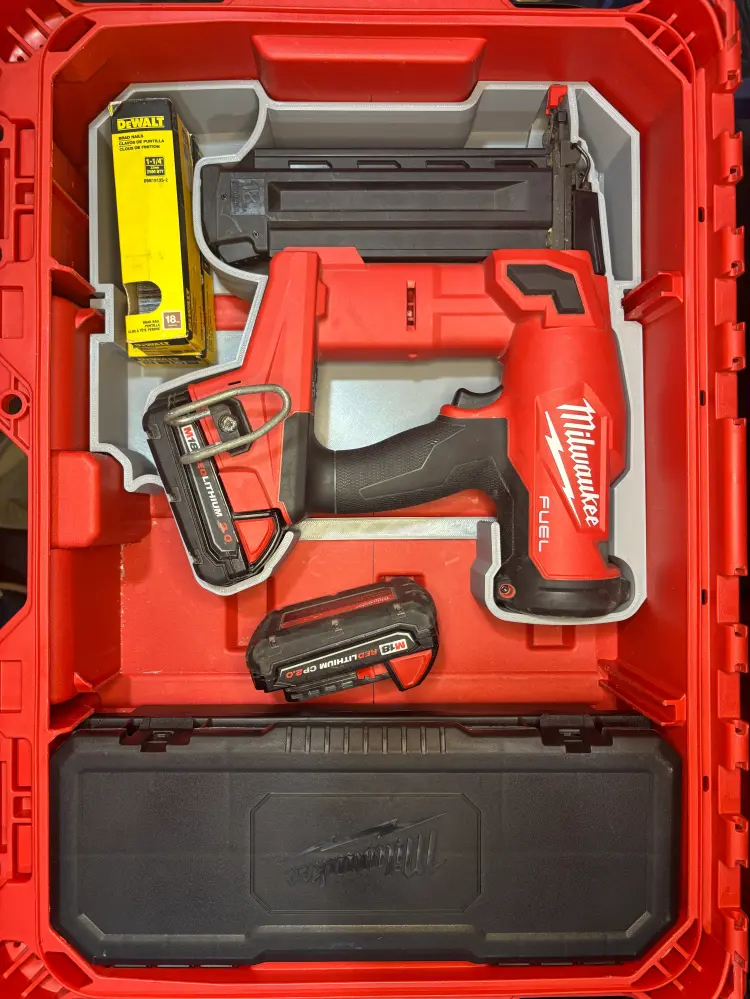 Packout Small Tool Box Insert 18 Gauge Finish Nailer (MN18 TB)
