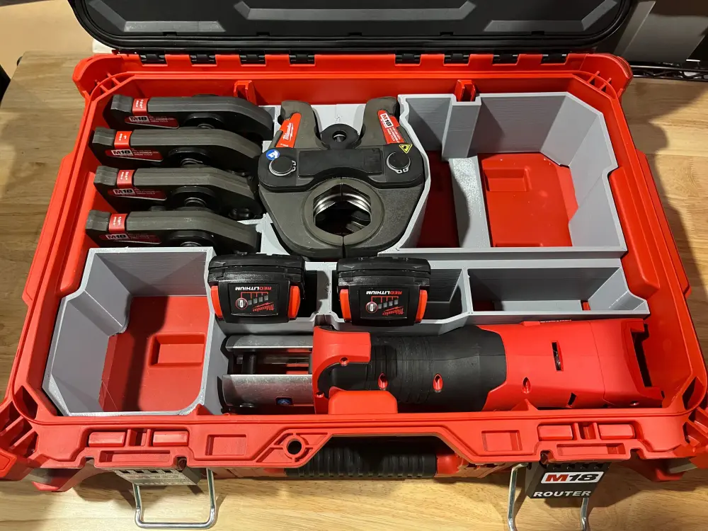 Packout Small Tool Box Insert M18 ProPress Jaws up to 2" (MPP18 TB portable