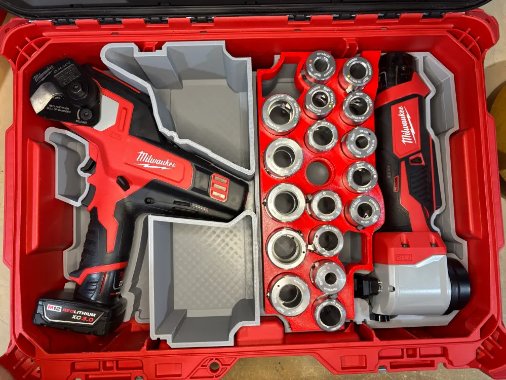 Packout Small Tool Box Insert Milwaukee M12 Cable Cutter (MCC TB)
