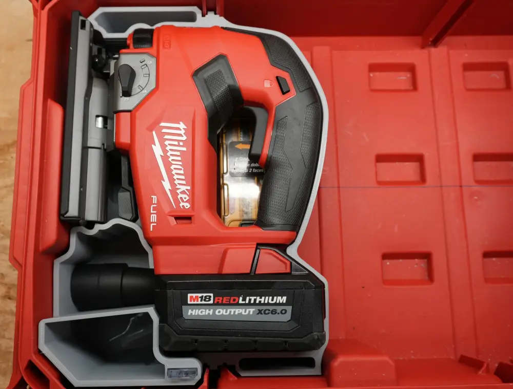 Packout Tool Box Insert M18 D Handle Jig Saw (MDJ TB) (Wall Anchor Included)