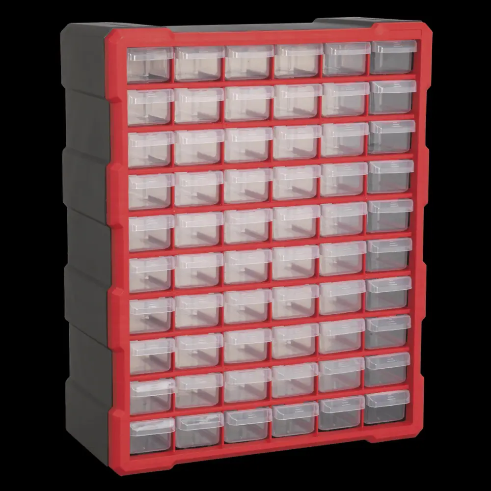 Sealey APDC60R Cabinet Box 60 Drawer - Red/Black