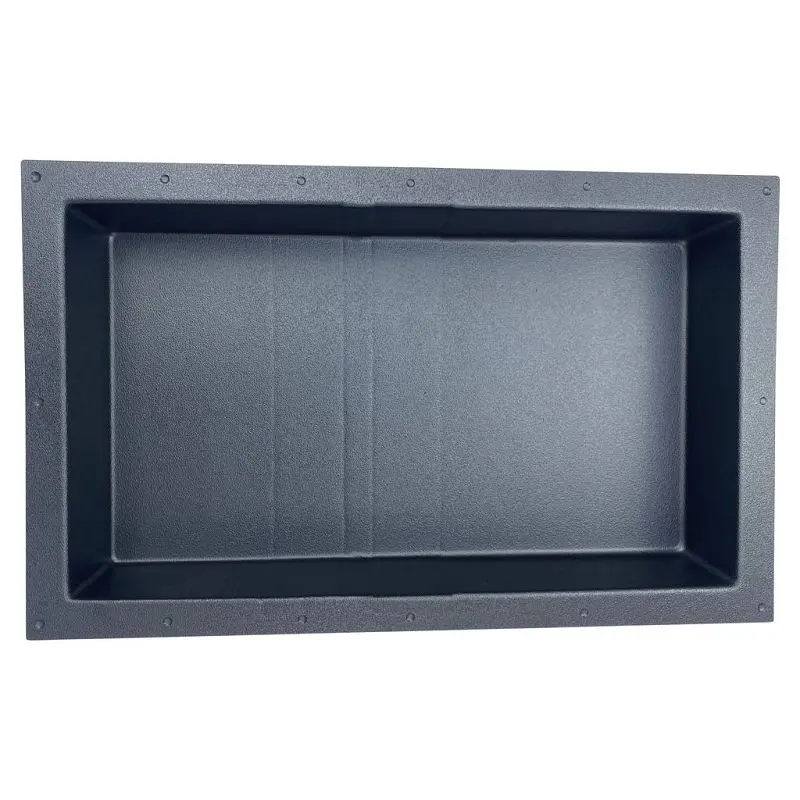 American Constructed Pro Black ABS Plastic Shower/Bath Niche Tile Template, 24 x 14 , SN2414 American Built Pro