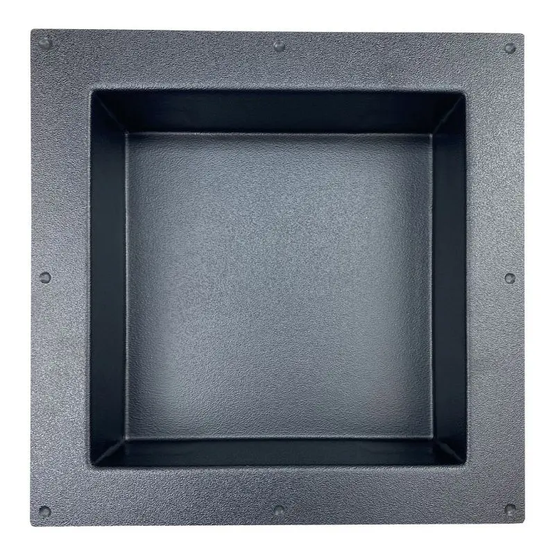 American Constructed Pro 12 Square Black ABS Polypropylene Shower/Bath Niche Tile Template, Pack 6, SN1212 P6 American Bui...