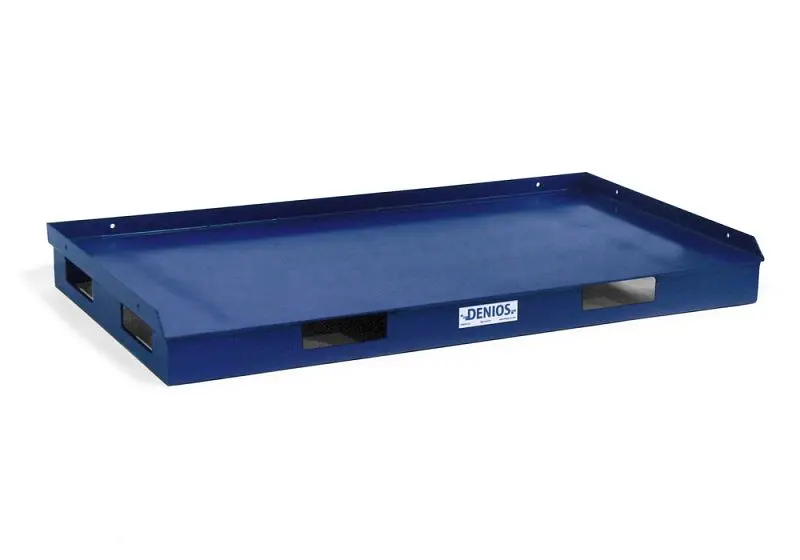 Denios Floor Plate Gas Cylinder Storage Cage, Double Plate, Painted Mild Steel, Retrofit Existing Cages, L62-3179