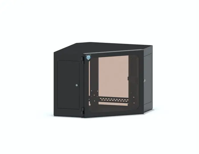 Kendall Efficient Howard 12U Corner Wall Mount Cabinet, 1915-3-700-12 Kendall Howard