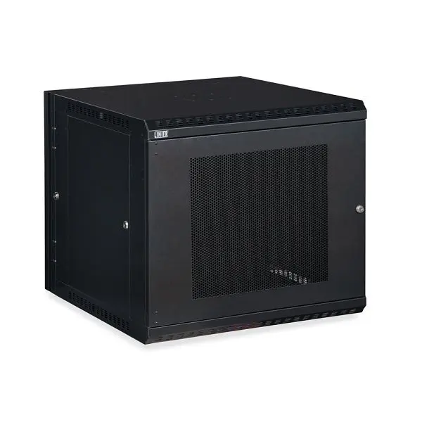 Kendall Howard 12U LINIER, Swing-Out Wall Mount Cabinet, Vented Door, 3132-3-001-12