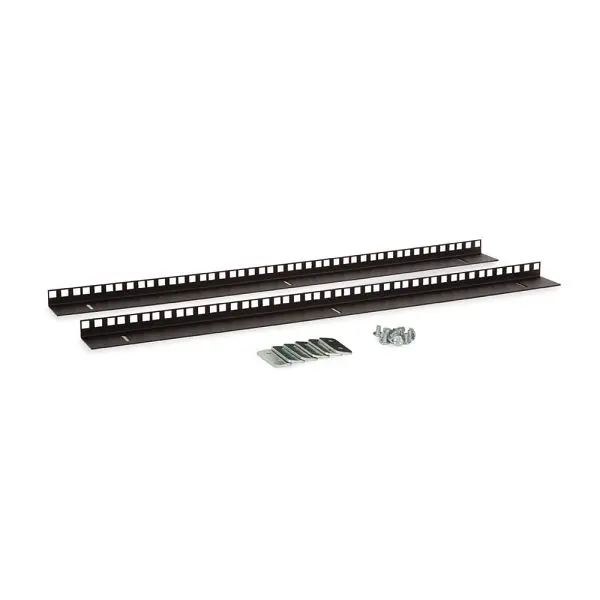 Kendall Howard 15U LINIER, Wall Mount Vertical Rail Kit, Cage Acorn Nut, 3150-3-001-15