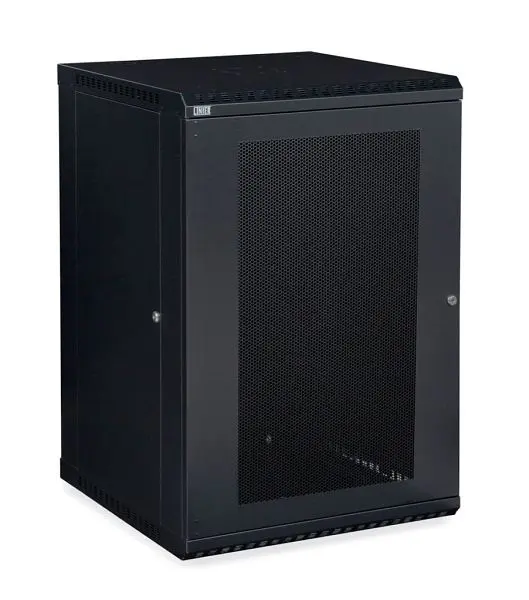 Kendall Howard 18U LINIER, Fixed Wall Mount Cabinet, Vented Door, 3142-3-001-18