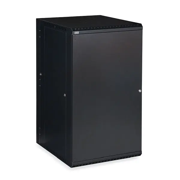 Kendall Howard 22U LINIER, Swing-Out Wall Mount Cabinet, Solid Door, 3131-3-001-22