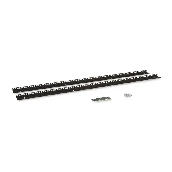 Kendall Howard 27U LINIER, Server Cabinet Vertical Rail Kit, Cage Square Nut, 3160-3-001-27