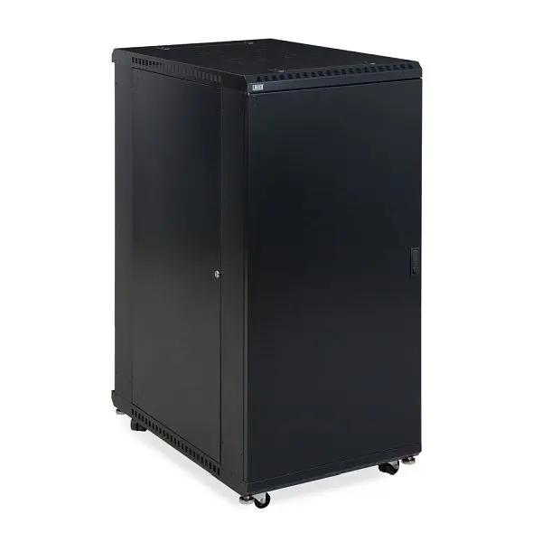 Kendall Howard 27U LINIER, Server Cabinet, Solid/Solid Doors, 36" Depth, 3108-3-001-27