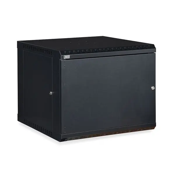 Kendall Howard 9U LINIER, Fixed Wall Mount Cabinet, Solid Door, 3141-3-001-09