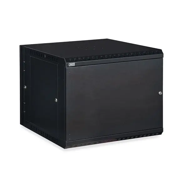 Kendall Howard 9U LINIER, Swing-Out Wall Mount Cabinet, Solid Door, 3131-3-001-09