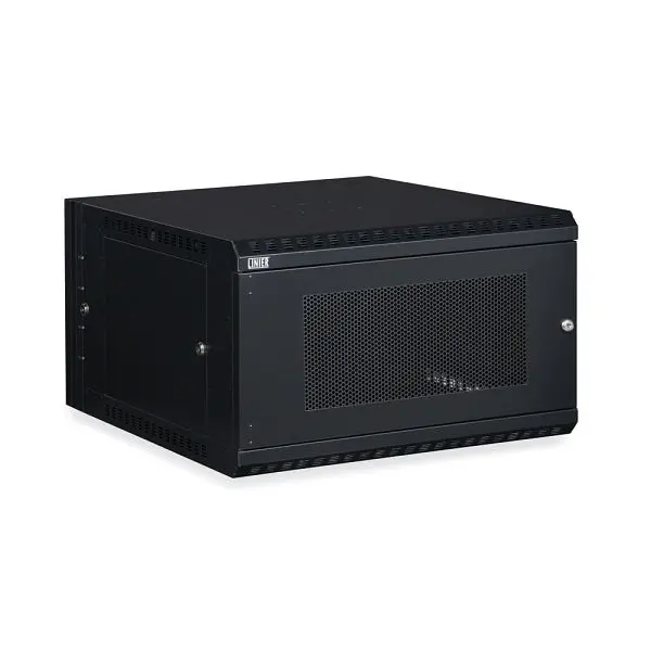Kendall Howard 6U LINIER, Swing-Out Wall Mount Cabinet, Vented Door, 3132-3-001-06