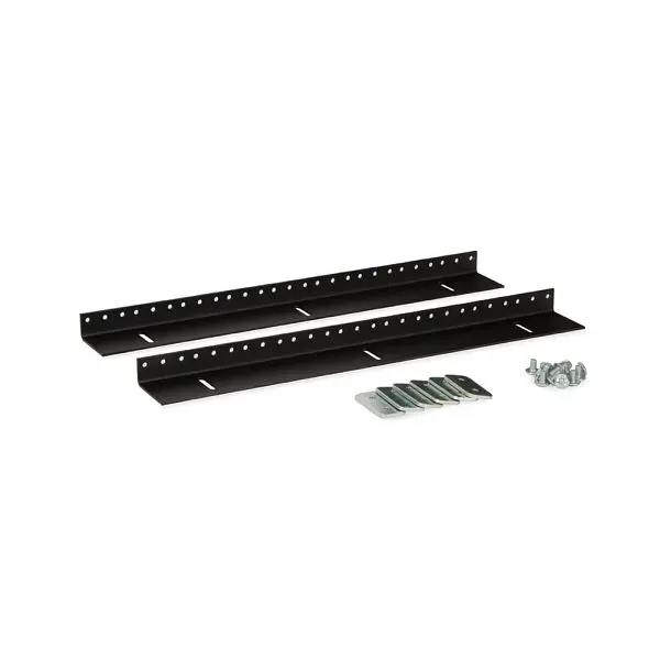 Kendall Howard 9U LINIER, Wall Mount Vertical Rail Kit, 10-32 Plug Tapped, 3150-3-002-09