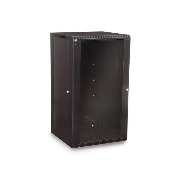 Kendall Industrial Howard 22U LINIER, Fixed Wall Mount Cabinet, Glass Door, 3140-3-001-22 Kendall Howard