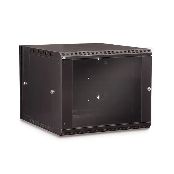 Kendall No-Tool Howard 9U LINIER, Swing-Out Wall Mount Cabinet, Glass Door, 3130-3-001-09 Kendall Howard