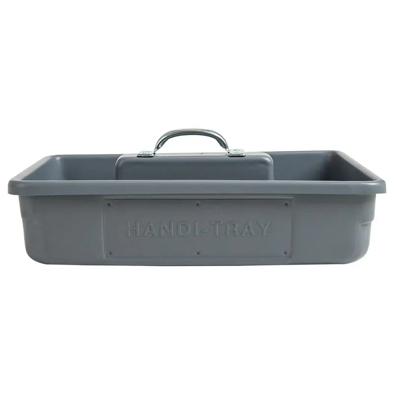 American Constructed Pro Medium Gray HDPE ABS Plastic Tool/Tote Tray, 17 x 12 x 5 , Pack 5, T1025 P5 American Built Pro