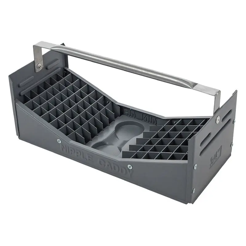 American Constructed Pro 87 Slot Gray HDPE Delrin Caddy 1/2 & 3/4 Fitting Fittings, T1057 American Built Pro