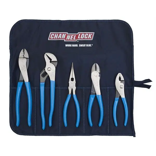 Channellock Code Sky Blue 5-Pc Tool Spool, TOOL ROLL-1