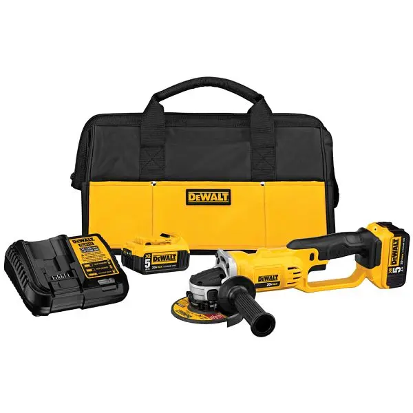 DeWalt 20V Max Lithium Ion Grinder Tool Kit, DCG412P2