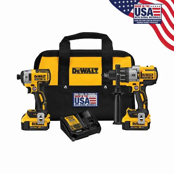 DeWalt 20V Max XR Luxury HD & Impact Combo, DCK299M2