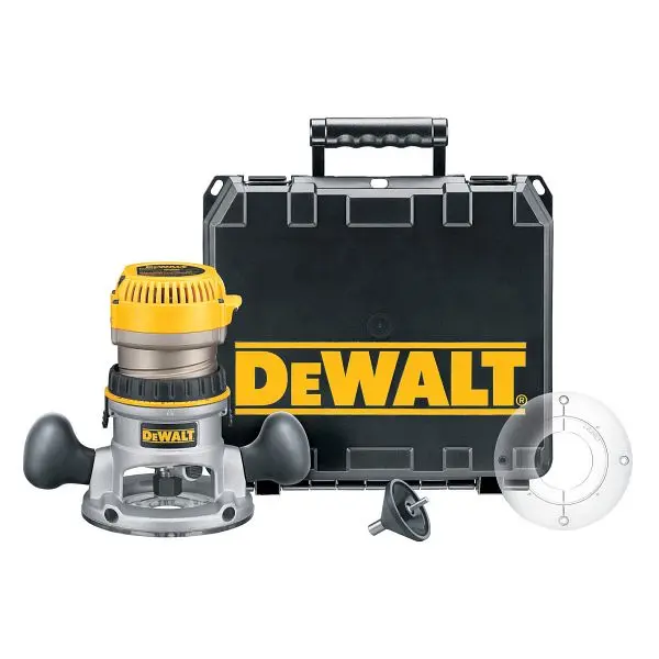 DeWalt 2-1/4 Hp Evs Fixed Base Router Kit Soft Start, DW618K
