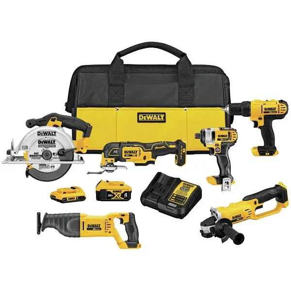 DeWalt Smooth 20V 6-Tool Combo Kit, DCK661D1M1