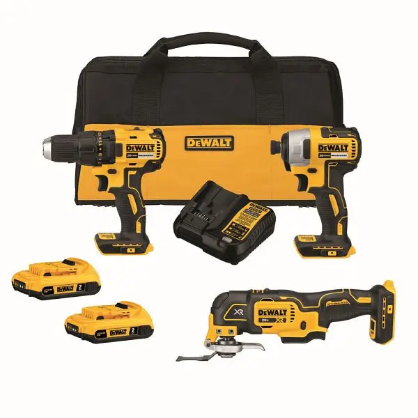 DeWalt Sustainable 20V Max Brushless 3 Tool Combo Kit, DCK379D2