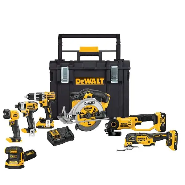 DeWalt Ultra-Strong 20V Max 7-Tool Combo Kit TOUGHSYSTEM, DCKTS781D2M1