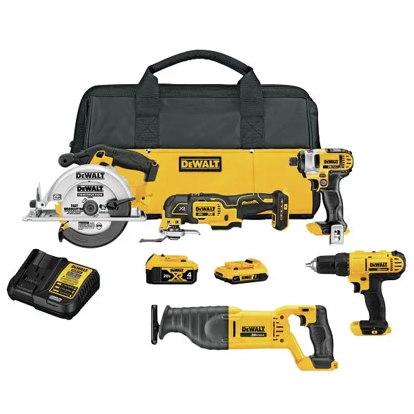 DeWalt Universal 20V 5-Tool Combo Kit, DCK551D1M1