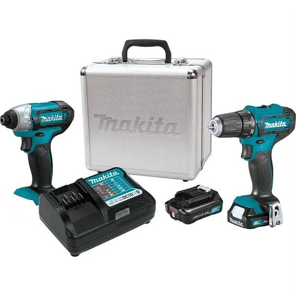 Makita Contemporary 12V max CXT Lithium-Ion Cordless 2-Piece Combo Kit 1 (2.0Ah), CT232RX