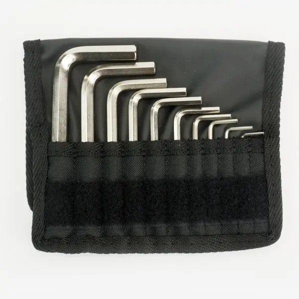 Stahlwille 10760aCV/10 10 Piece SAE Hex L-Key Set Textile Pouch, ST96435504