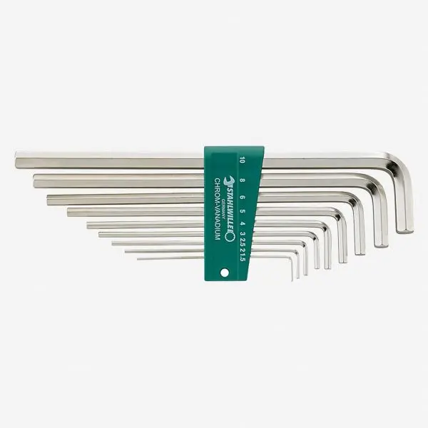 Stahlwille 10765/9 Metric Hex L-Key Set 1.5-10mm, 9 Count, ST96432100