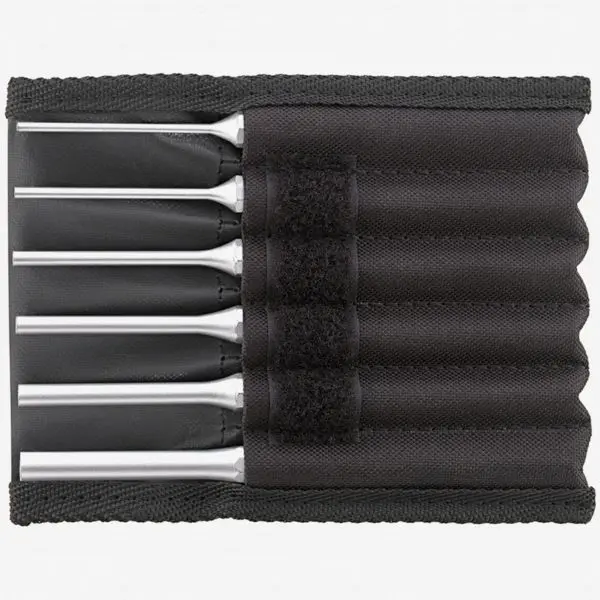 Stahlwille 108/6 T Parallel Roll Pin Punch Set Textile Bag, 6 Units, ST96700703