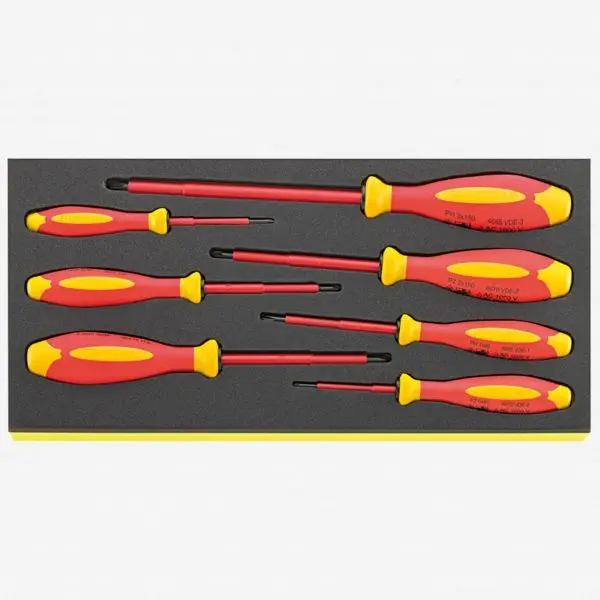 Stahlwille Genuine TCS 4665/4670 DRALL+ Set Set Screwdrivers TCS Inlay, 7 Pieces, ST96838785