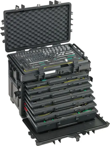 Stahlwille Green Tool trolley tcs-inlay and hand tools, 13221 WT/TS, ST98814915