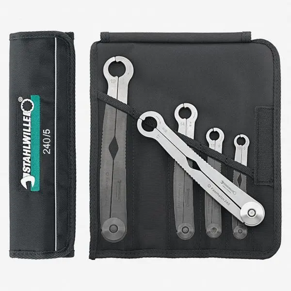 Stahlwille Ribbed 240/5 Ratchet Wrench Set, FastRatch, 5 pieces, ST96411005