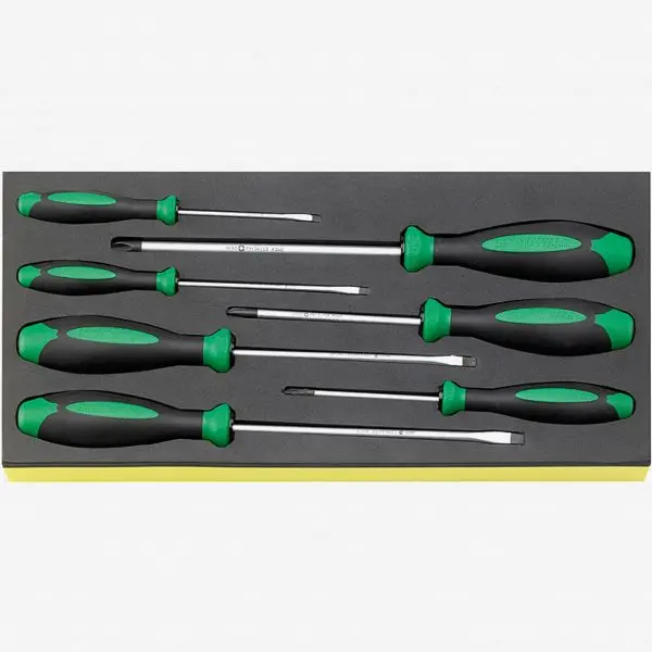 Stahlwille TCS 4620/4630 DRALL+ Set Screwdrivers TCS Inlay, 7 Pieces, ST96838278