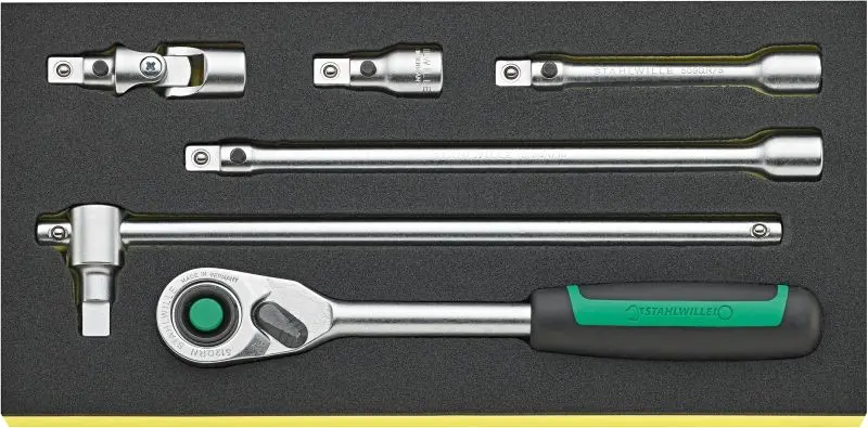 Stahlwille Tcs tray set 1/2" control tools, TCS 1/2"-512/6 QR, ST96830362