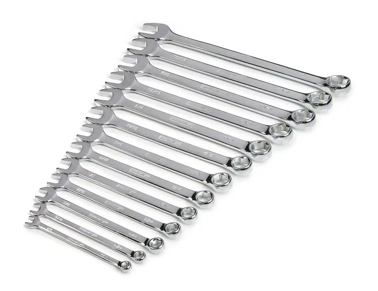 STEELMAN King-Size SAE 6-Point Combination Open-End Wrench Set, 13 Pieces, 78348