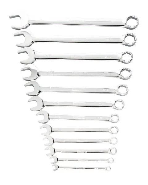 STEELMAN Unique SAE 6-Point Combination Wrench Set, 12 Pieces, 78535