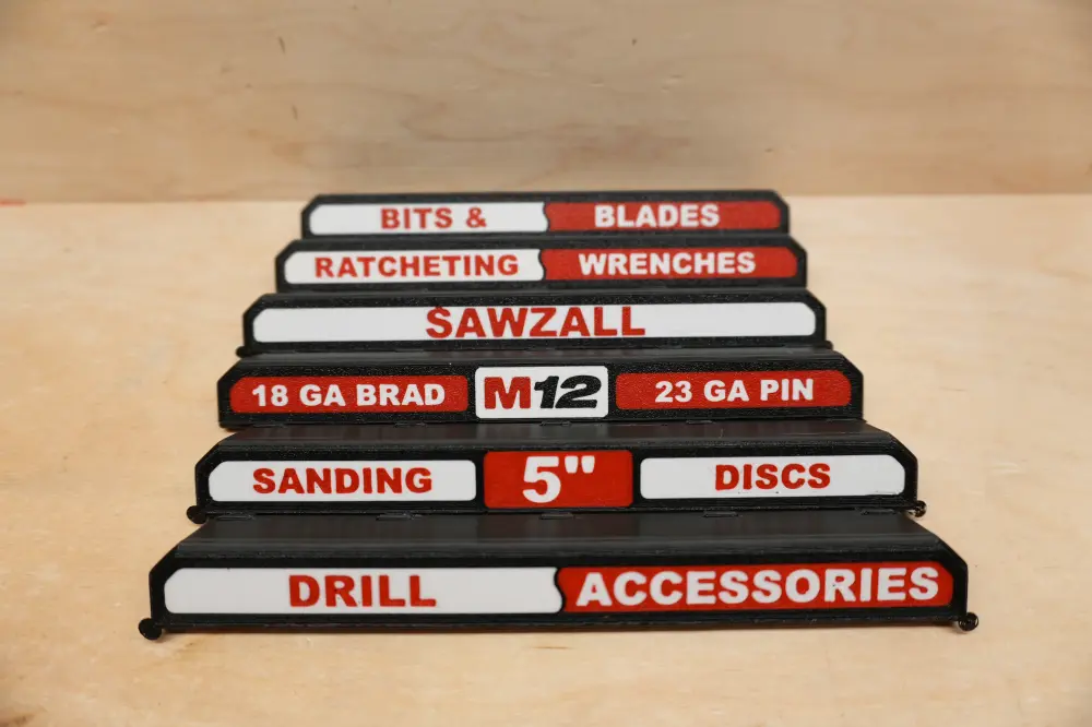 Packout Drawer Handles - 2 or 3 Drawer - Twin Name (PDH-23D)
