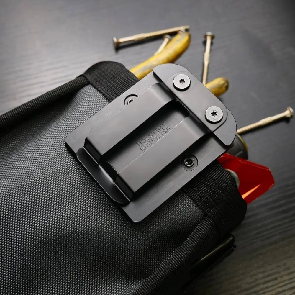 Holstery Joey Pouch Pro - Clip-on Tool and Hardware Bag (Wall Anchor Included)