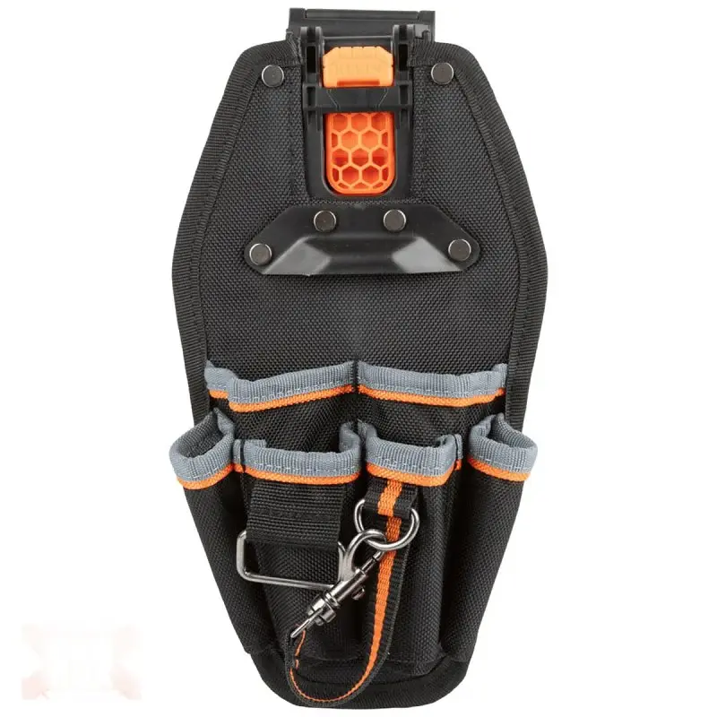 Klein Tools MODbox 55830MB Tool Pouch, 77 cu-, 6-Compartment, Polyamide, Black