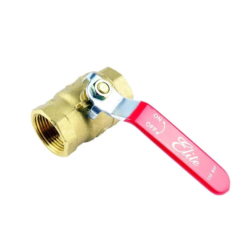 1-1/2" FIP Thorough Port Valve, Leaded