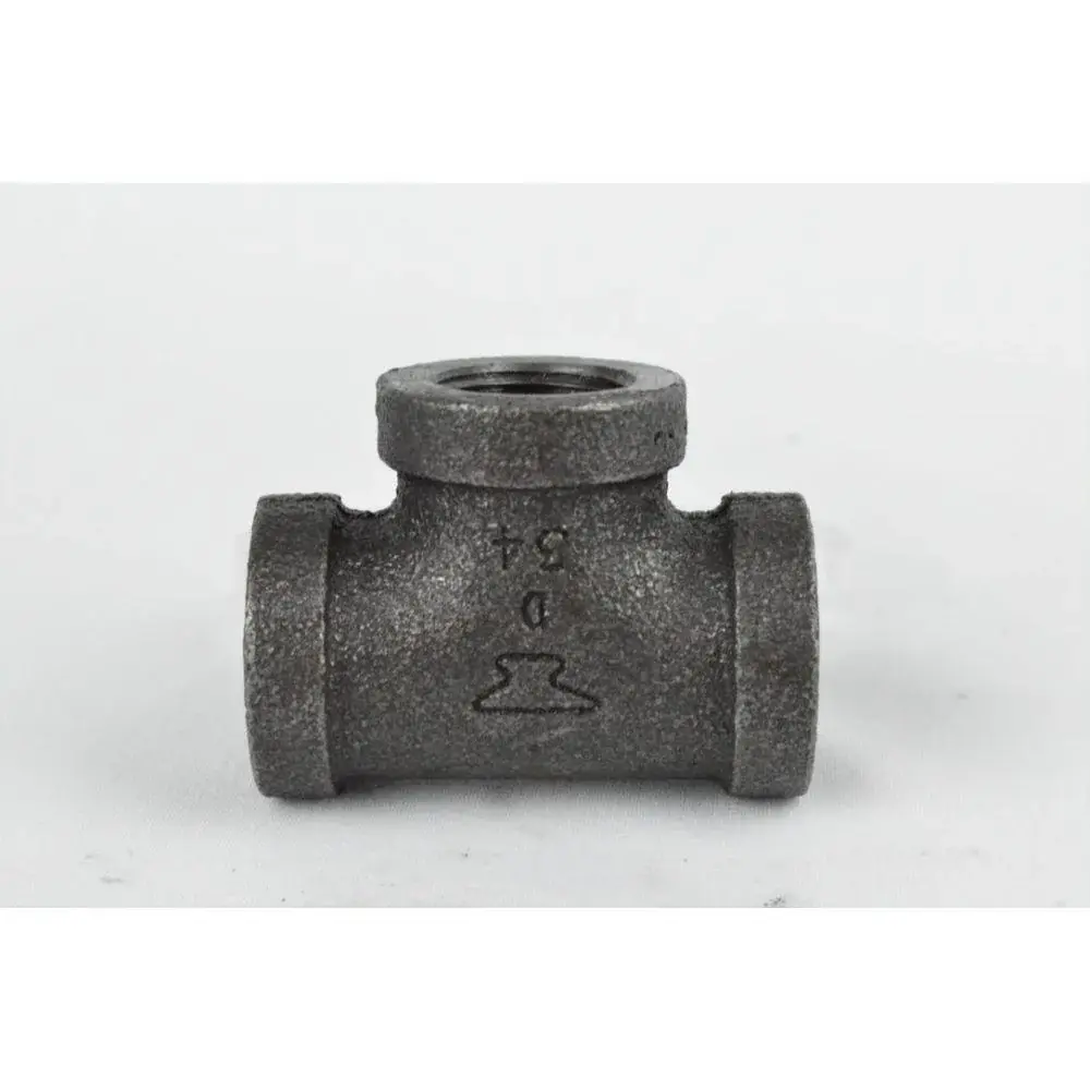 1-1/4" DOMESTIC CHARCOAL MALLIABLE IRON TEE-USA